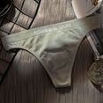 thumbnail image 5 of Bigersell Woman Underwear Cotton Clearance Cotton Bikini Underwear Women Briefs Panty Style P-350 Polyester Bikini Panties Bikini Thongs Briefs High Waist Women's Panties Gray M, 5 of 7