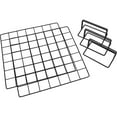 thumbnail image 7 of 5Pcs Mesh Grid Display Stands for Accessories and Photos Black Small Bases with 35x35 Black Wire, 7 of 7