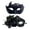 Black, variant on 2Pcs Half Costume Mardi Gras Stage Show Couple Masquerade Set