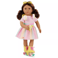 thumbnail image 5 of Our Generation Rollerblades and Lemonade Outfit with Rainbow Roller Skates and Accessories for 18" Dolls: 7 Pieces Set, 5 of 5