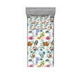thumbnail image 2 of Jellyfish Bedding Set with Sheet & Covers, Tropical Coral Reef with Seaweed Algae Jellyfish Aquatic Saltwater Nemo Theme, Printed Bedroom Decor 2 Shams, 4 Sizes, Multicolor, by Ambesonne, 2 of 3