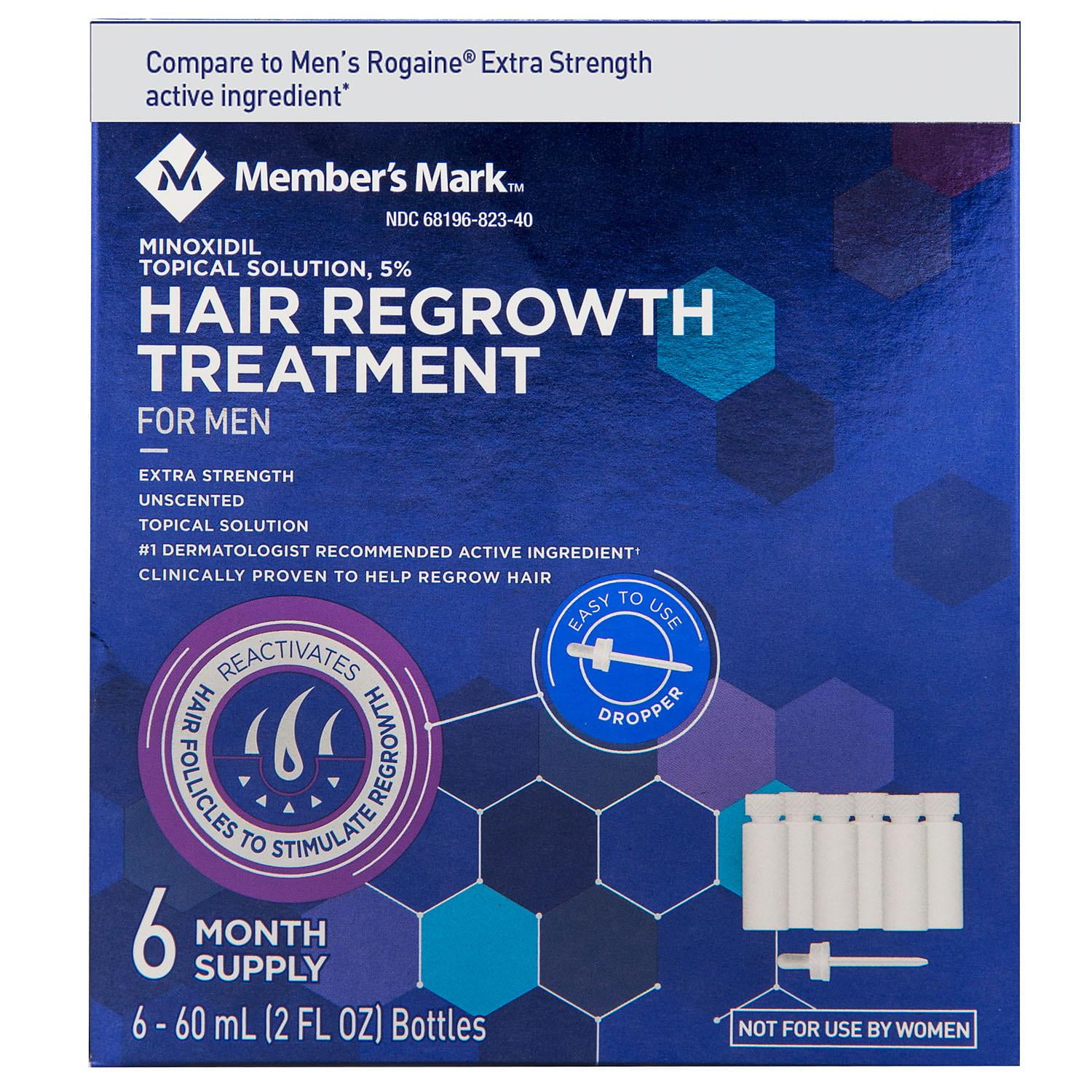 Definition Kontrakt Forretningsmand Minoxidil 5%, 6 Months Supply, Extra Strength Hair Loss Regrowth Treatment  for Men Compare to Rogaine, 2 oz (Set of 6) - Walmart.com