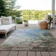 thumbnail image 6 of Addison Rugs Chantille Indoor/Outdoor Transitional Abstract Denim Washable Rectangle Rug, 10' x 14', 6 of 6