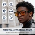 thumbnail image 3 of Lentes inteligentes Bluetooth APOPHENIA con filtro de luz azul y protección UV400, 3 of 6