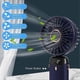 thumbnail image 3 of Portable Handheld Fan with Digital Display (Blue), 3 of 5