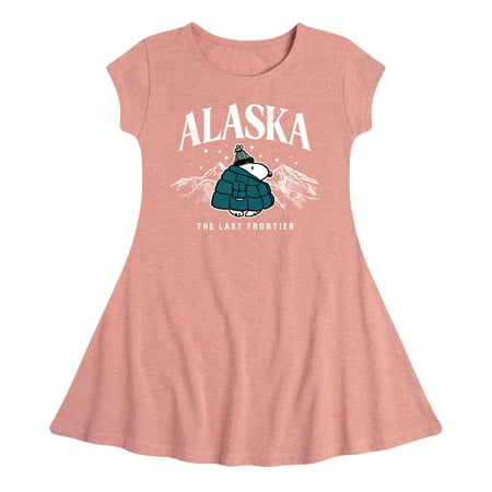 

Peanuts - Alaska Last Frontier - Toddler And Youth Girls Fit And Flare Dress