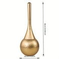 thumbnail image 4 of Gold Toilet Brush with Base, Long Handle Cleaning Brush for Bathroom, 4 of 5