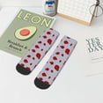 thumbnail image 7 of Fuzoiu Ladybug Print Adult Socks, Crew Moisture-wicking Socks, Unisex Cushion Crew Socks,Casual Sports Ankle Socks, 7 of 7
