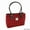 Red Check, variant on Women's Harris Tweed "Cassley" Wool Handbag - Tartan Scottish Tote Bag in Red Check