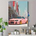thumbnail image 4 of Nissan Skyline Sports Car Canvas Wall Art, Abstract Modern Auto Home Decor, 4 of 8