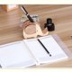 thumbnail image 4 of soporte de madera inacabado contenedor elefante forma pluma sostenedor del teléfono móvil Sunnimix Titular de la pluma de madera sin terminar, 4 of 8