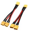 thumbnail image 4 of Xt60 1 To 2 1 To 3 Parallel Battery Connector Male/Female Cable Dual Extension Y Splitter Silicone W, 4 of 5