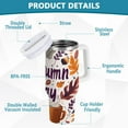 thumbnail image 2 of Yayeee 40oz Stainless Steel Tumbler with Straw and Handle Double-Wall Insulated Travel Water Bottle, Warm Autumn Day, 2 of 8