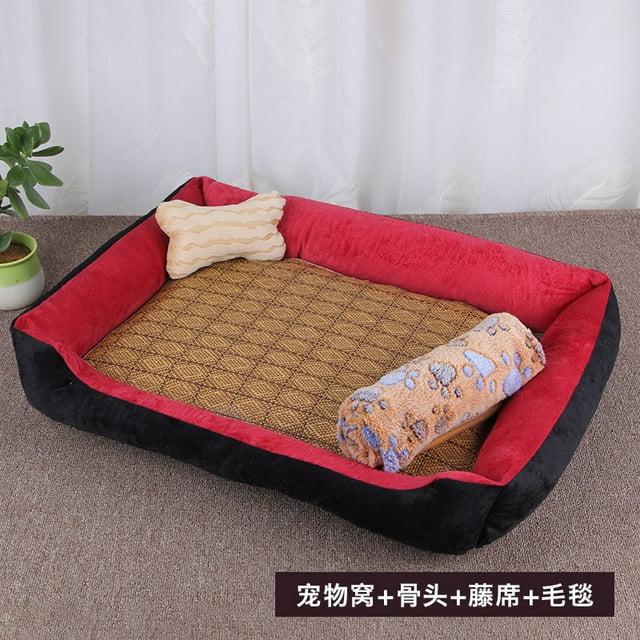 Amazon Kennel Pet Kennel Dog Mat Sleeping Dog Bed Small Dog Sleeping Mat Cold Mat Cat Kennel All Seasons Universal