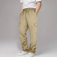 thumbnail image 7 of Sweatpants For Boys Girls 6-15 Years Athletic Workout Athletic Activewear Quick Dry Breathable Kids' Soft Sweatpants With Drawstring And Pockets Casual Pants, 7 of 7