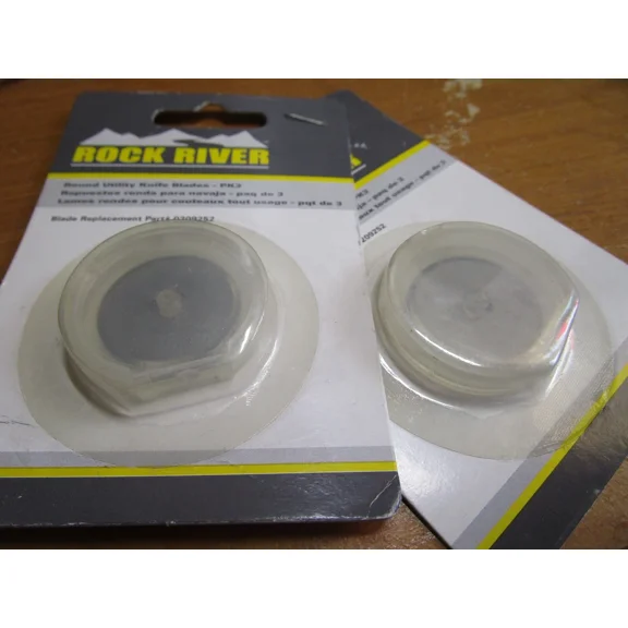 (6) Round Utility Knife Blades For Stretch Film Cutter