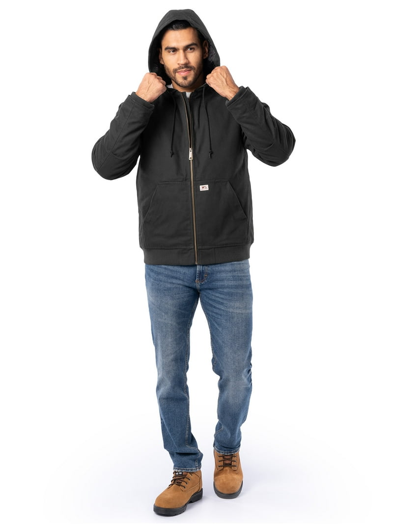 Wells Lamont Men's Workwear Insulated Duck Quilted Lined Full Zip