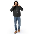 thumbnail image 2 of Wells Lamont Men's Workwear Insulated Duck Quilted Lined Full Zip Hoodie, Size M-3XL, 2 of 12