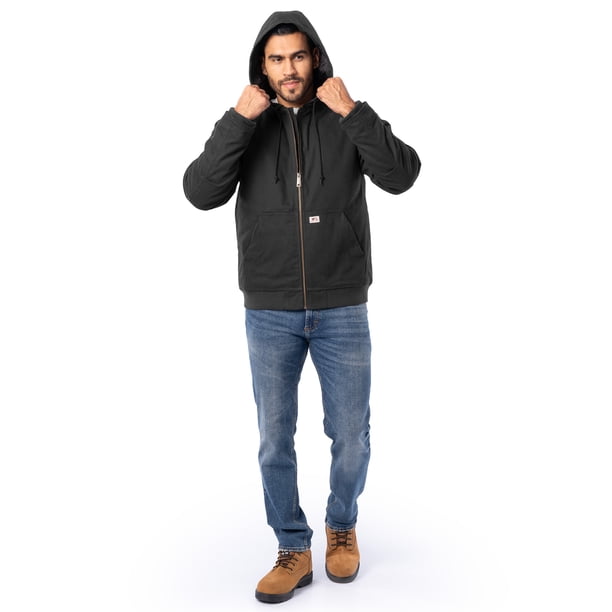 Wells Lamont Men's Workwear Insulated Duck Quilted Lined Full Zip