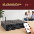 thumbnail image 3 of Pyle PTA44BT Bluetooth Home Audio 500 Watt 4 Channel Amplifier Stereo Receiver, 3 of 7
