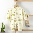thumbnail image 2 of Baby Pajamas Baby Sleepers for Newborn 0-3 3-6 6-9 Months Boys Girl Clothes Footed PJs Newborn Newborn Crawling Suits Yellow, 2 of 5