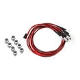 thumbnail image 2 of Rc Led Lights Red Rc Led Lights 8Leds Led Light Set Headlight Taillight For 1 10 Rc Car Truckwler 4Pcse Leds, 2 of 7