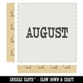 thumbnail image 2 of August Month Calendar Fun Text DIY Cookie Wall Craft Stencil - 4.5 Inch, 2 of 5