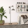 thumbnail image 3 of Henn&Hart 25" Aged Steel Metal Floor Lamp, 3 of 8