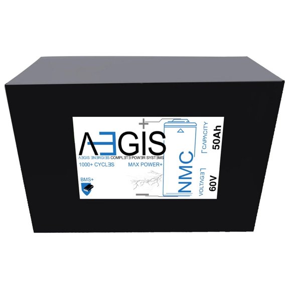 Aegis Battery 60V 50Ah Lithium Battery - NMC Deep Cycle Lithium-ion