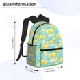 thumbnail image 4 of Wukai Yellow Lemon Versatile Backpack:Spacious,Organized,Comfortable,Ideal for Travel and Everyday Use with Multiple Pockets and Padded Straps, 4 of 8