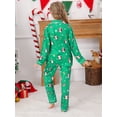 thumbnail image 6 of Christmas Elf Costumes Parent-Child Holiday Green Elf Outfits Xmas Family Matching Clothes for Kids Girls Boys Women Men, 6 of 8