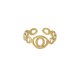 thumbnail image 1 of Anillo de 26 letras chapado en oro de acero de titanio Anillo de dedo índice de apertura en inglés Anillo hueco Wmkox8yi  sjalhkljlk1978, 1 of 1
