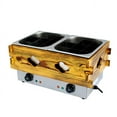 thumbnail image 2 of EH10 oden commercial electric boiler 2 tanks 18 grids kanto maker 20L hot pot slow cooker machine for street snacks, 2 of 5