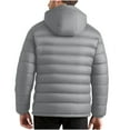 thumbnail image 4 of CYiJun Mens Lightweight Packable Puffer Jacket Hooded Insulated Thermal Puffy Winter Jackets for Running Travel, 4 of 9