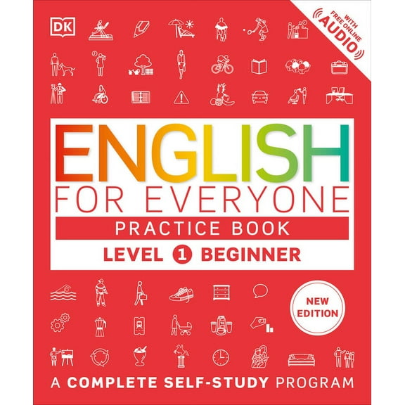 DK English for Everyone English for Everyone Practice Book Level 1 Beginner: A Complete Self-Study Program, (Paperback)