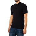 thumbnail image 2 of John Smedley Roth Pique Poloshirt, Black, 2 of 5