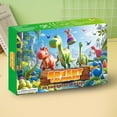 thumbnail image 5 of 24 Piece Dinosaurs Advent Calendar 2025, Christmas Countdown Calendar with Tear off Realistic Dinosaur Figurine Decor with Night Light Holiday Christmas Gift Theme Party Prize, 5 of 9