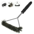 thumbnail image 3 of 30CM Grill Brush and Scraper with Handle - Safe Wire Stainless Steel BBQ Cleaning Brush for Gas Infrared Charcoal Porcelain Grills Best Gift Grilling Accessories, 3 of 10