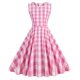 thumbnail image 1 of Puntoco Vestidos Mujer Verano Moda Mujer Corte Contraste Cuello Alto Lunares Vestido Grande, 1 of 6