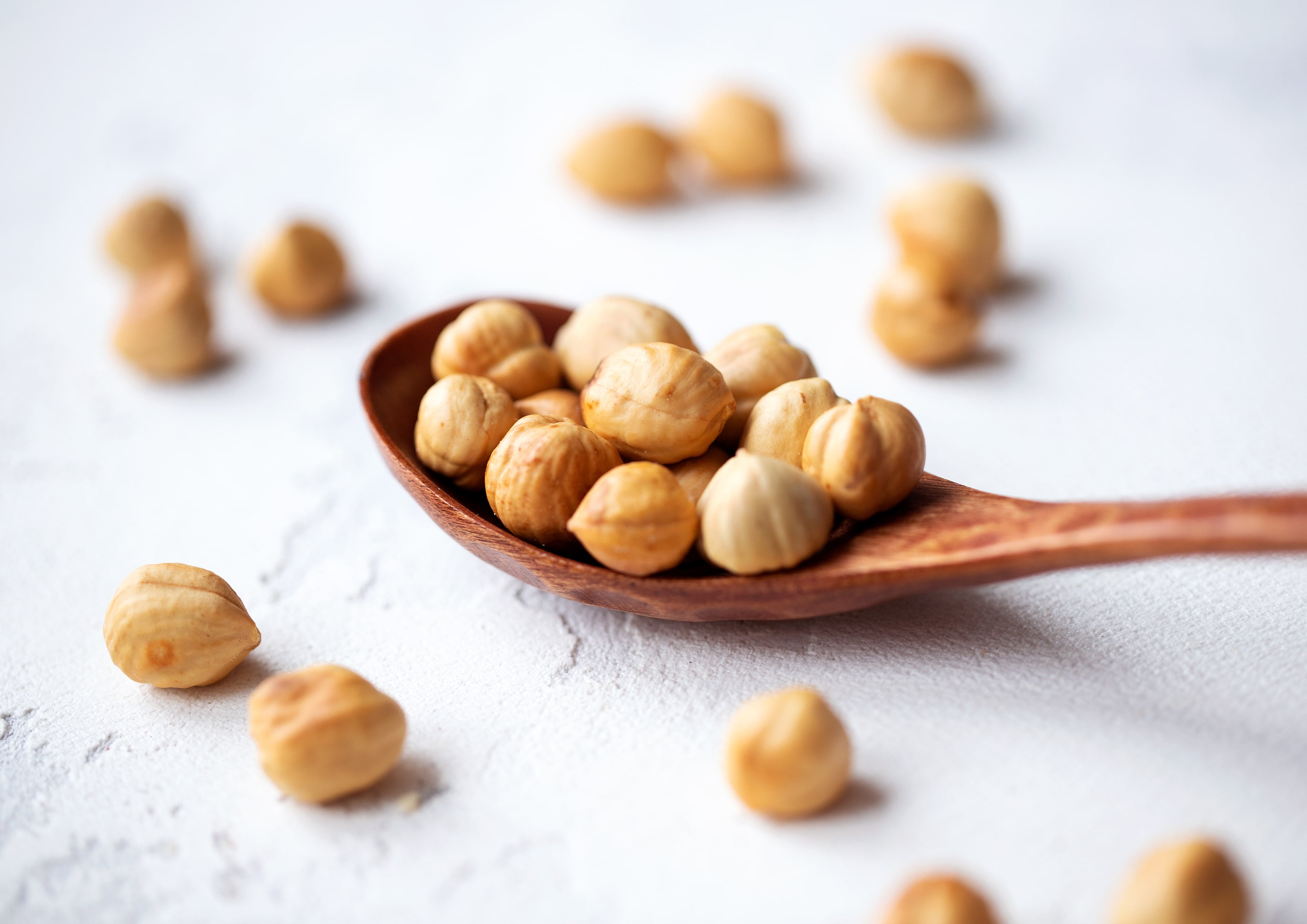 Dry Roasted Blanched Hazelnuts with Himalayan Salt, 1 Pound — Kosher, Vegan — by Food to Live