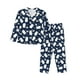 thumbnail image 1 of Balery Swan Conjunto de Pijama con Estampado para Mujer, Conjunto de Dos Piezas con Manga Larga, Ropa de Dormir Suave con Bolsillos, Pijamas Cómodos-Medium, 1 of 7