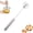 Silver, variant on Stainless Steel Semi-Automatic Whisk, Kitchen Egg Beater Whisk, Hand Mixer, Egg Scrambler Push Whisks for Cooking, Hand Whisks for Baking Making Cream Beating and Stirring