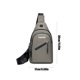 thumbnail image 3 of Xihbxyly Bolsa de Pecho con Cremallera Inclinada, Impermeable, para Deportes Al Aire Libre, Correa Ajustable, Bolsillos de Acceso Rápido, Poliéster Cómodo, Ideal para Viajes, Running, Uso Informal, T, 3 of 7