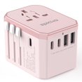 thumbnail image 1 of Adaptador de viaje EPICKA, enchufe de alimentación universal con 3 USB-C y 2 USB-A, 1 of 7