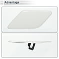 thumbnail image 6 of Unique Bargains Front Left Side Bumper Headlight Washer Nozzle Cover Cap for Volvo S40 2008-2010, for Volvo V50 08-10 Bumper Trim Nozzle Cover No.39886377 White 1 Pcs, 6 of 7