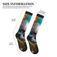thumbnail image 4 of Sikiie Modern Abstract Colorful Skull 1 Pairs Compression Socks for Men and Women 15-20 mmHg Running Support Socks, 4 of 7