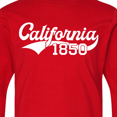 thumbnail image 4 of Inktastic California 1850 Long Sleeve Youth T-Shirt, 4 of 5