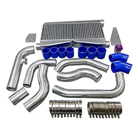 Twin Turbo Intercooler Kit Piping Bov For 79 93 Mustang 5 0 Fox