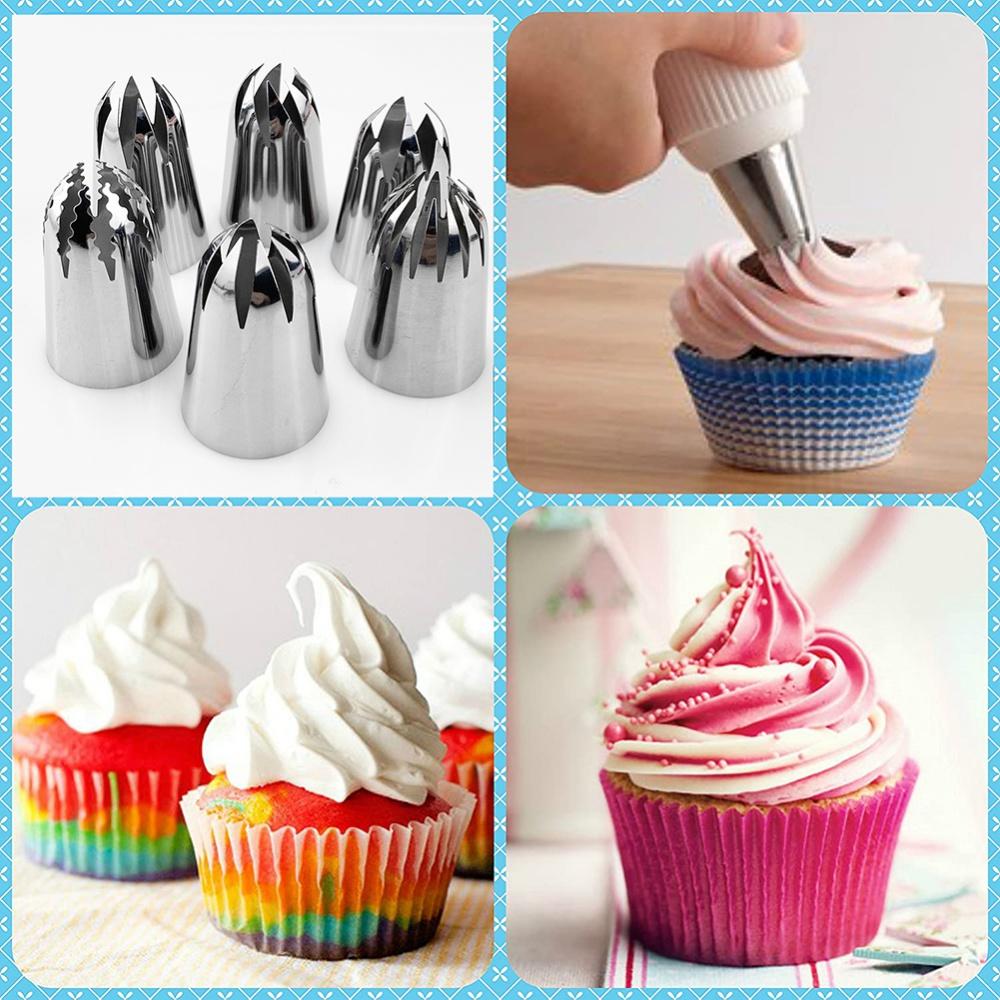 Buy 7PCS Flower Frosting Tips Nozzles Icing Tips for Cake Decorating