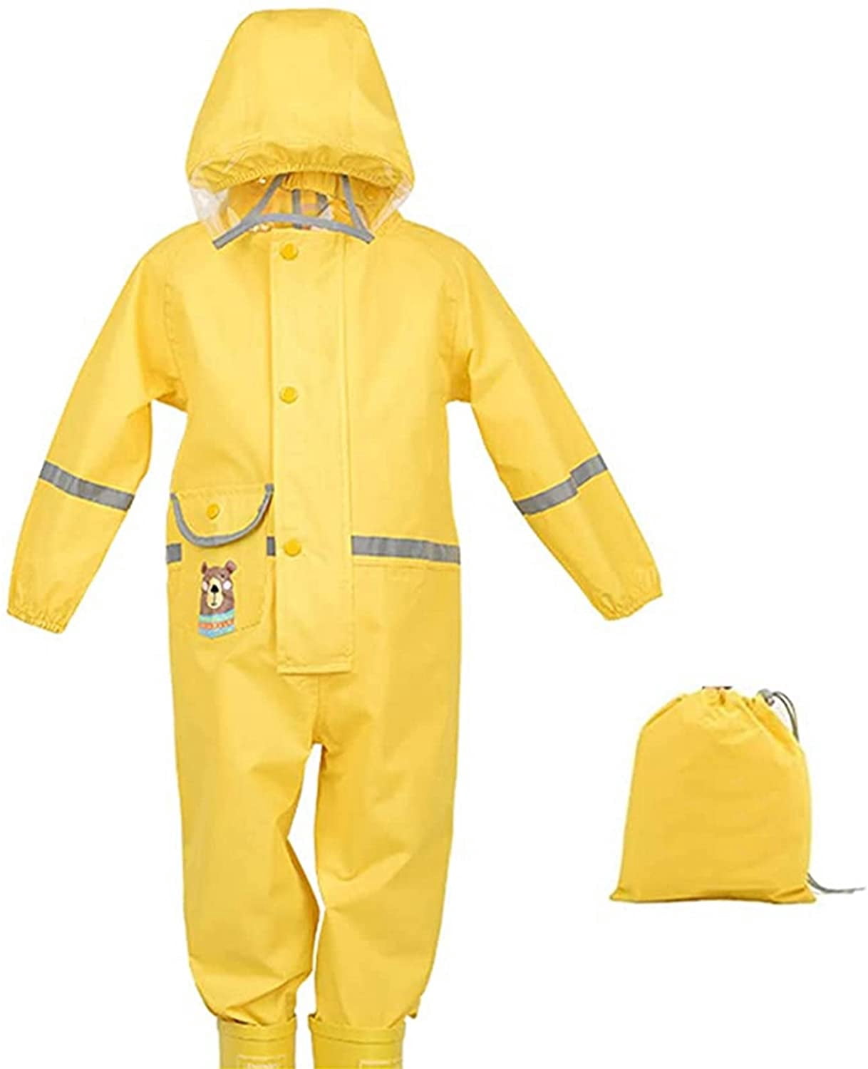 Combinaison De Pluie Enfant Zorax - Imperméable, Coupe-vent, Bleu Marine, 13-14 Ans - 5